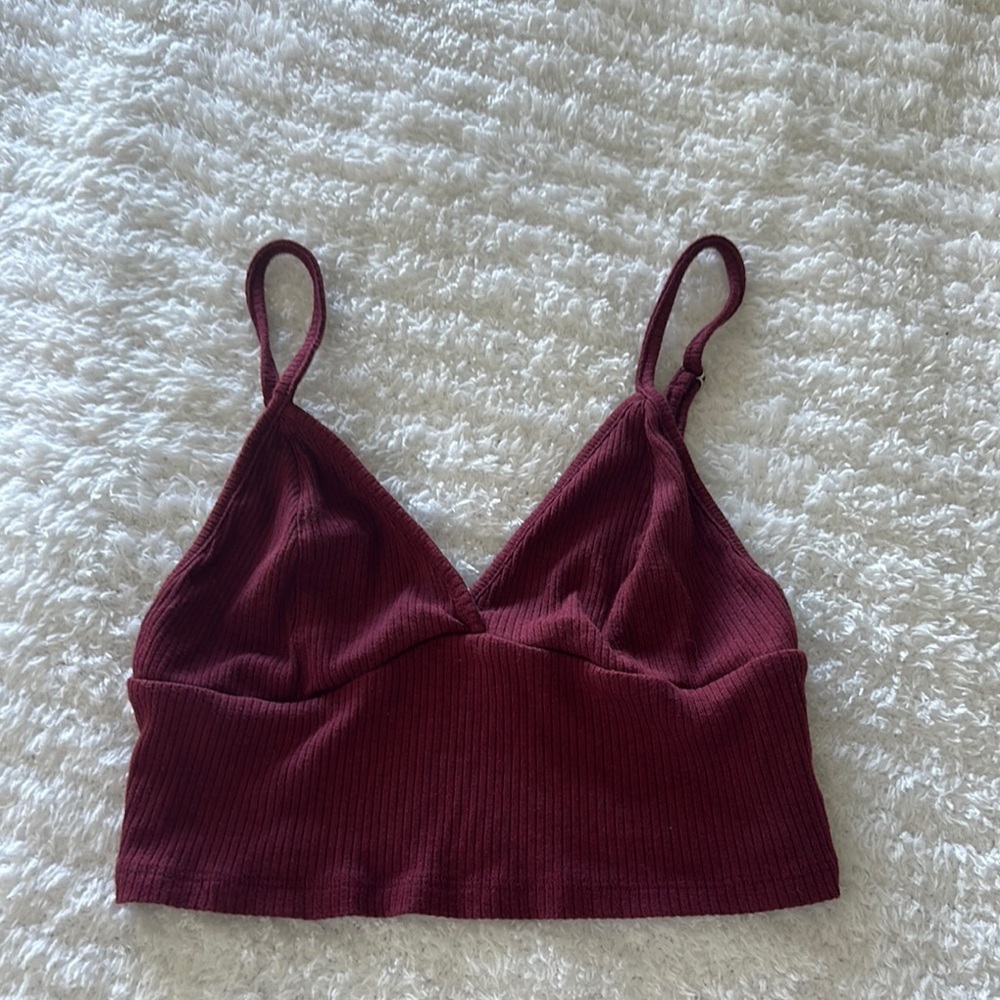 Urban Outfitters Burgundy Tank Top